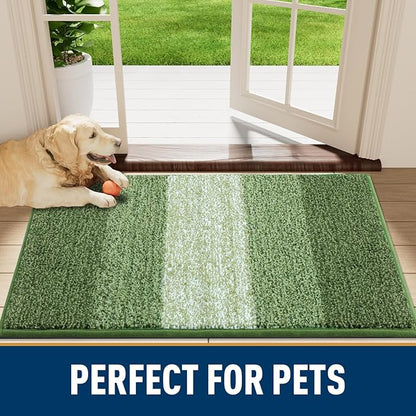 Smiry Dog Door Mat for Muddy Paws, Absorbs Moisture and Dirt, Low-Profile - Image 7
