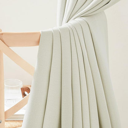 NICETOWN Room Darkening Bedroom Curtains 96 inches Long, Dual Rod Pockets & - Image 5
