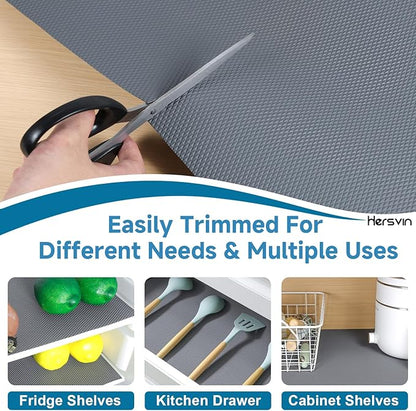 Hersvin Shelf Liners 20 in x 20 ft Thickened EVA Drawer Mats, Non-Adhesive - Image 5