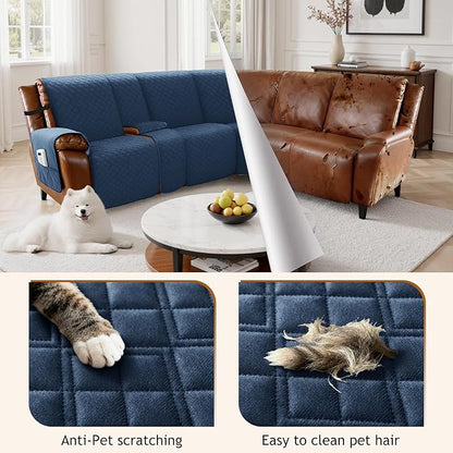 Arfntevss Recliner Sectional Couch Covers - Image 3