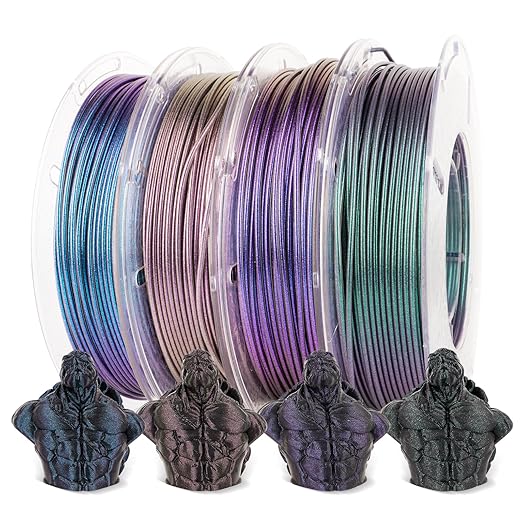 AMOLEN PLA 3D Printer Filament, PLA PrintingFilament Starry Sky Series Pla by AMOLEN