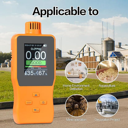 Ozone Detector, O3 Air Quality Meter Indoor, Portable Air Quality Monitor - Image 2