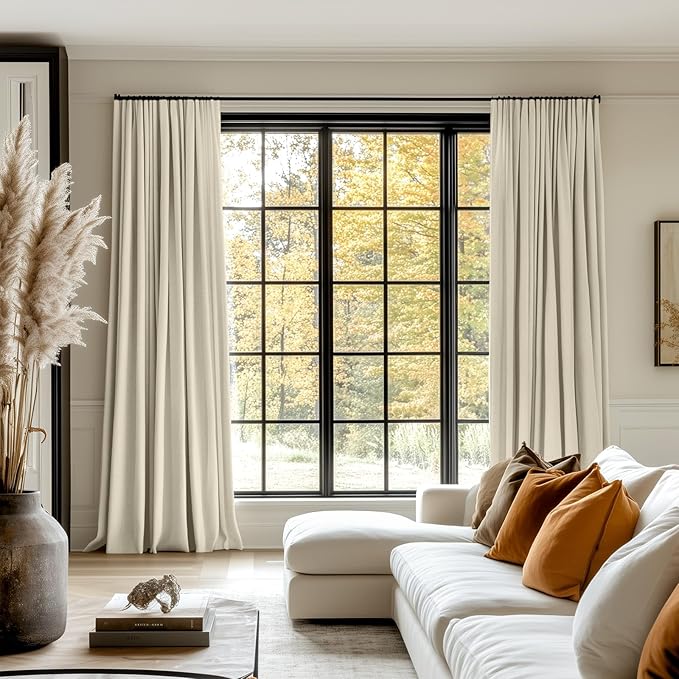 INOVADAY Thermal Sliding Door Curtains 100% Blackout Curtains - Image 2