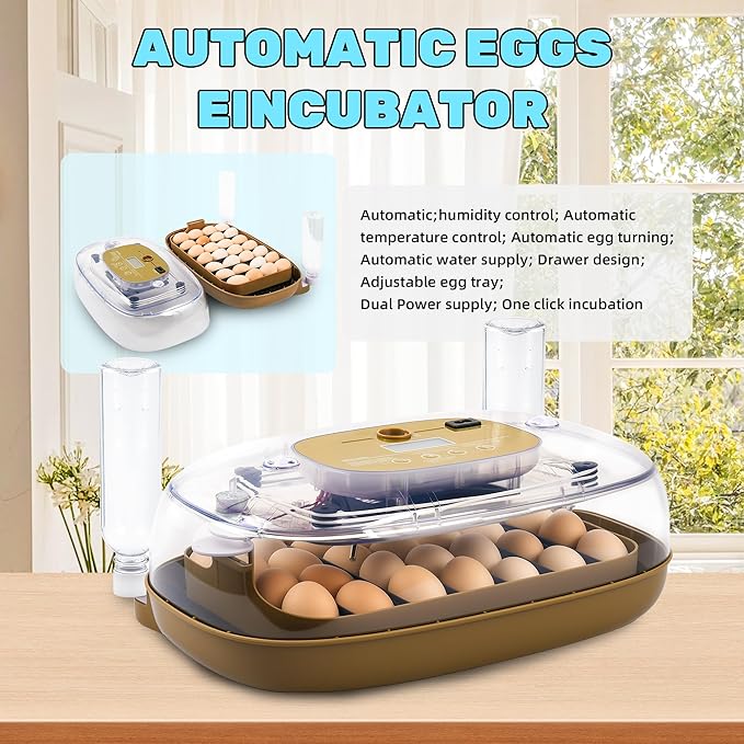 Incubators for Hatching Eggs, 24 Egg Incubator - Image 7
