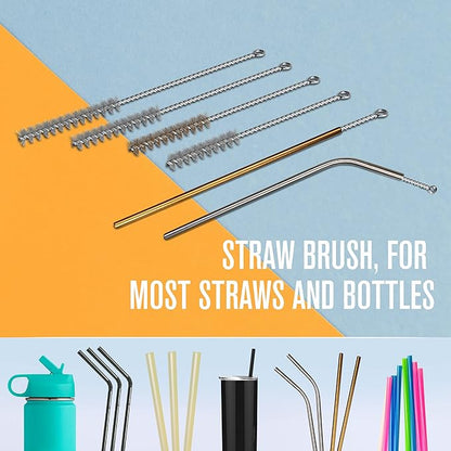 Houseables Bottle Brushes, Water Bottle Cleaner Brush Set, Hydroflask Cleaning - Image 7