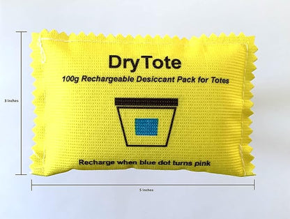 DryTote Rechargeable Desiccant Pack, Ultimate Moisture Absorption, Color Change - Image 7