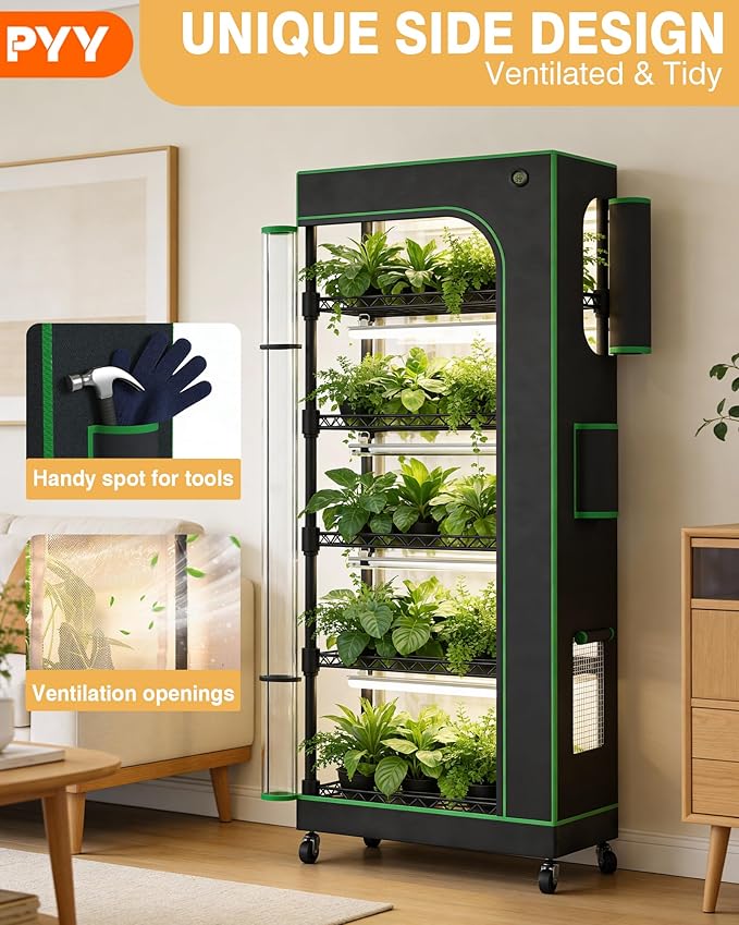 PYY Indoor Greenhouse with Grow Light - Image 2