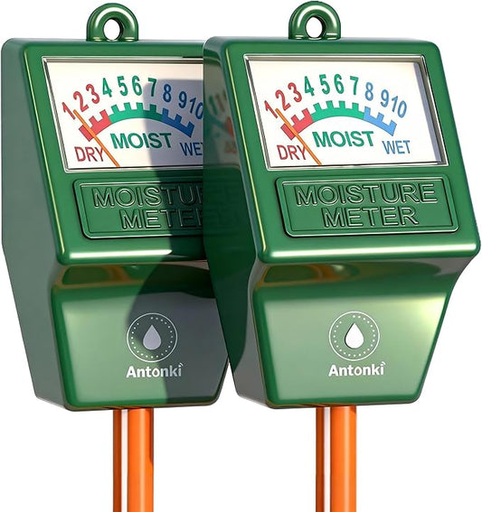 Antonki 2 Pack Soil Moisture Meter, Plant Water Meter by Antonki