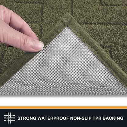 PURRUGS Dirt Trapping Door Mat 34" x 59", Non-Slip Machine Washable Entry Rug - Image 4
