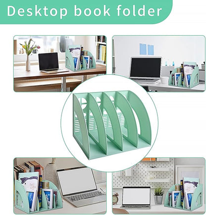Marte Vanci Magazine File Holder Vertical PP Folder Book Desktop Organizer - Image 6
