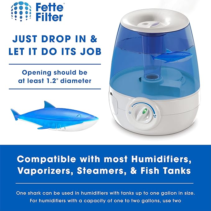 Fette Filter - Humidifier Cleaner in The Shape of a Shark, Demineralization - Image 3