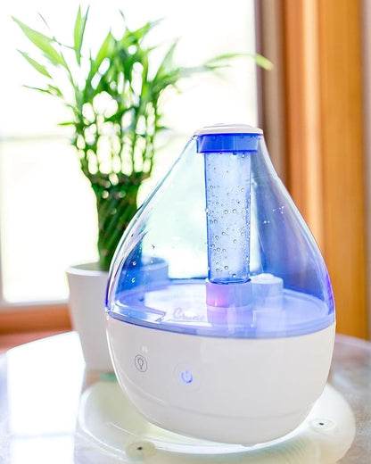 Crane Personal Ultrasonic Cool Mist Humidifier – 1.5 Liter, 8-Hour Run Time - Image 2