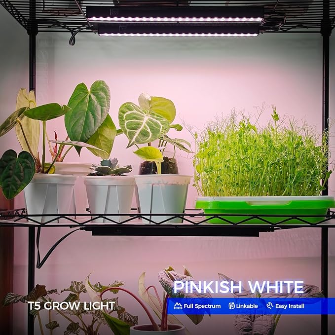 Barrina 1ft Grow Lights for Indoor Plants Full Spectrum, LED Grow Lamp - Image 2