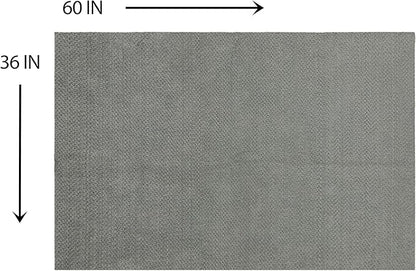 Mohawk Home Oil Spill Moisture Barrier Mat Utility Solid Gray 3' X 5' Other - Image 2
