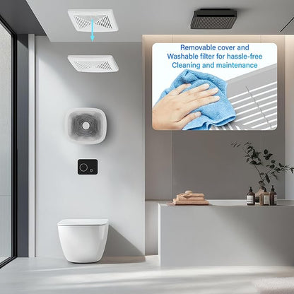 50CFM Ceiling Bathroom Exhaust Fan: Vent Fan - Image 6