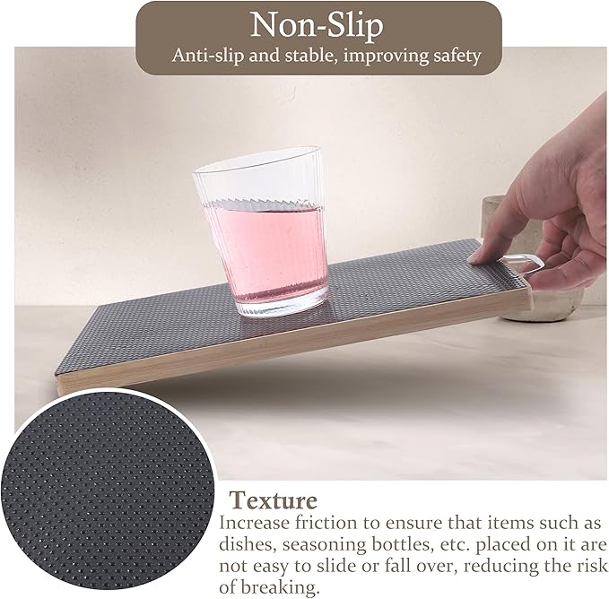 Shelf Liner Non-Slip 10 Inch Wide X 20 Ft Kitchen Cabinet Drawer Liners - Image 3