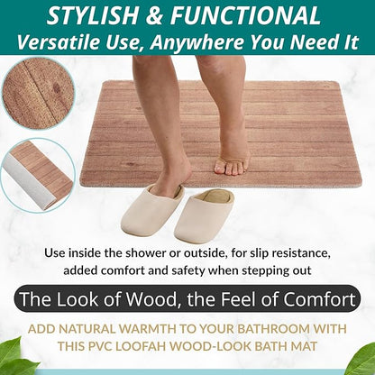 Enkosi Loofah Non-Slip Shower Mat - Image 5