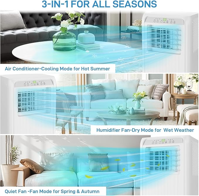 GarveeHome Portable Air Conditioner, 000 BTU Quiet AC - Image 3