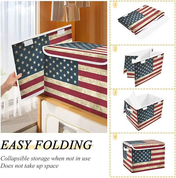 xigua American Flag Storage Bins - Image 4