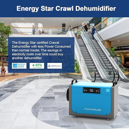 Crawl Space Dehumidifier 113 Pint Commercial Dehumidifier Energy Star Efficient - Image 4