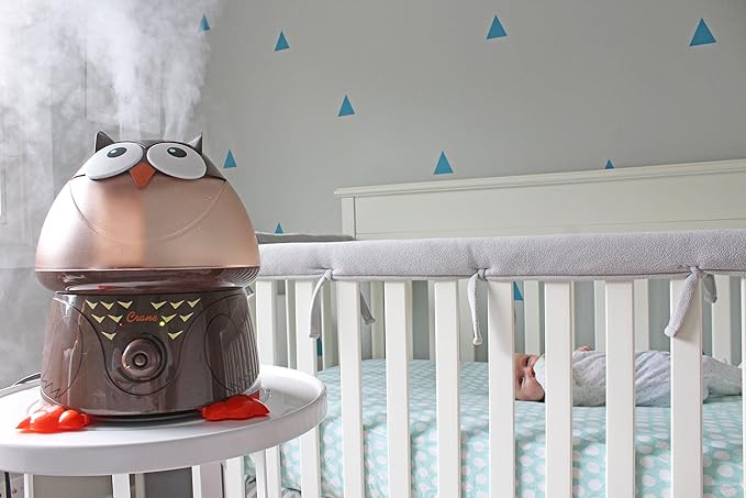 Crane Animal Humidifier for Bedroom, Ultrasonic Cool Mist for Baby Nursery - Image 5