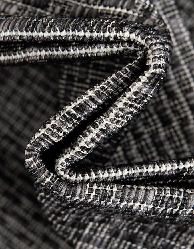 Unique Loom Collection Casual Transitional Solid Heathered Indoor/Outdoor - Image 6