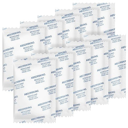 Moisture Absorbers – 20 Gram 70 Packs Silica Gel Packets by ABSORBKING