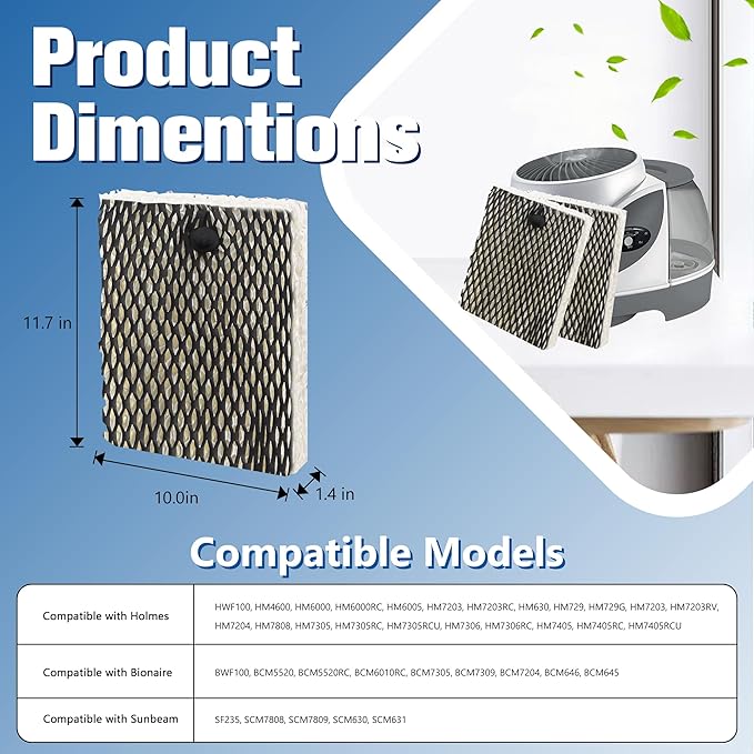 Funmit Humidifier Filter E Replacement Compatible - Image 2