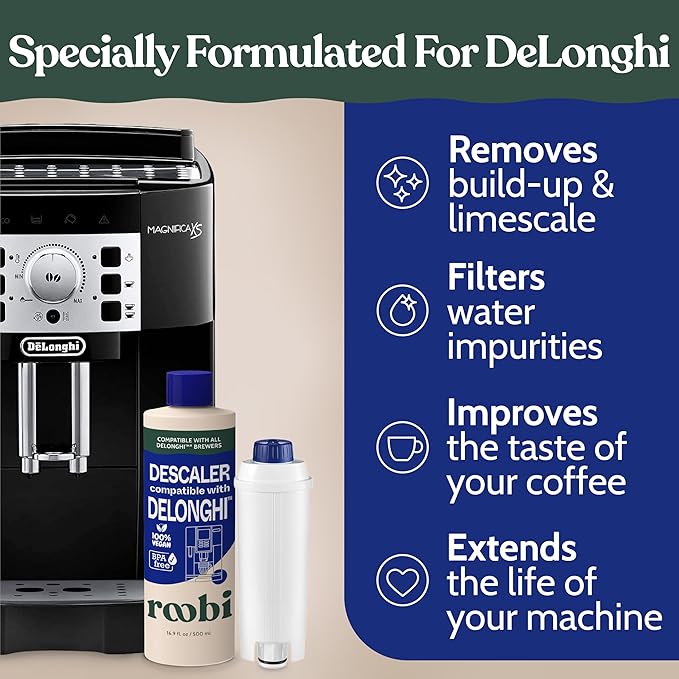Roobi DeLonghi Compatible Cleaning Descaling Kit. Includes 1 Bottle of - Image 4