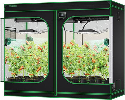VIVOSUN S848 4x8 Grow Tent 96"x48"x80" High Reflective Mylar Tents by VIVOSUN