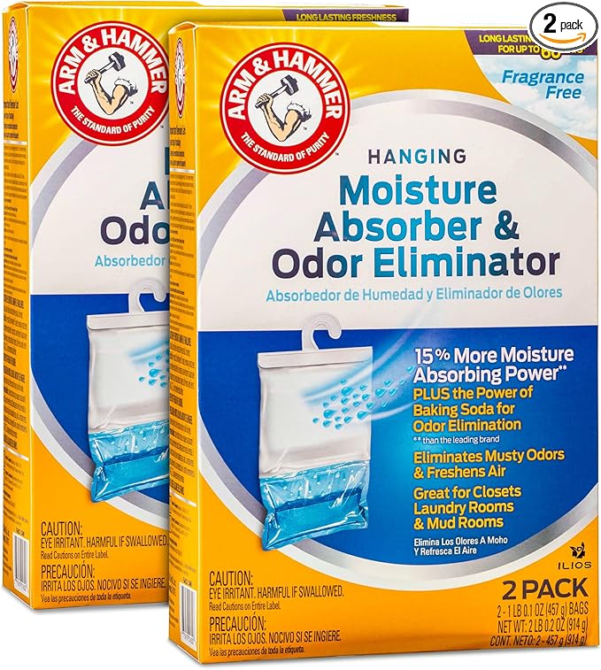 Hammer Hanging Moisture Absorbers and Odor Eliminator by Ilios