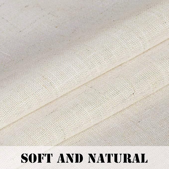 H.VERSAILTEX Light Filtering Linen Textured Curtains - Image 4
