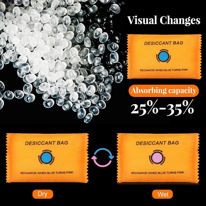 5 Packs 100g Rechargeable Desiccant Moisture Absorbing Bag - Image 3