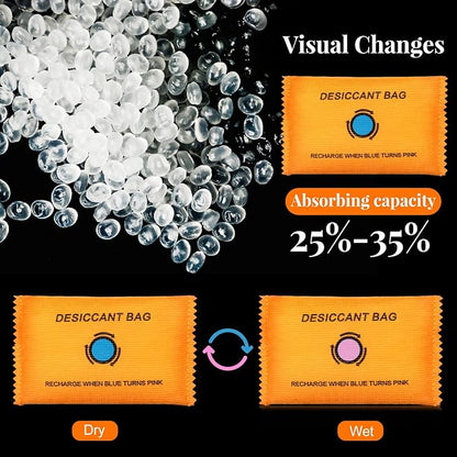 5 Packs 100g Rechargeable Desiccant Moisture Absorbing Bag - Image 3