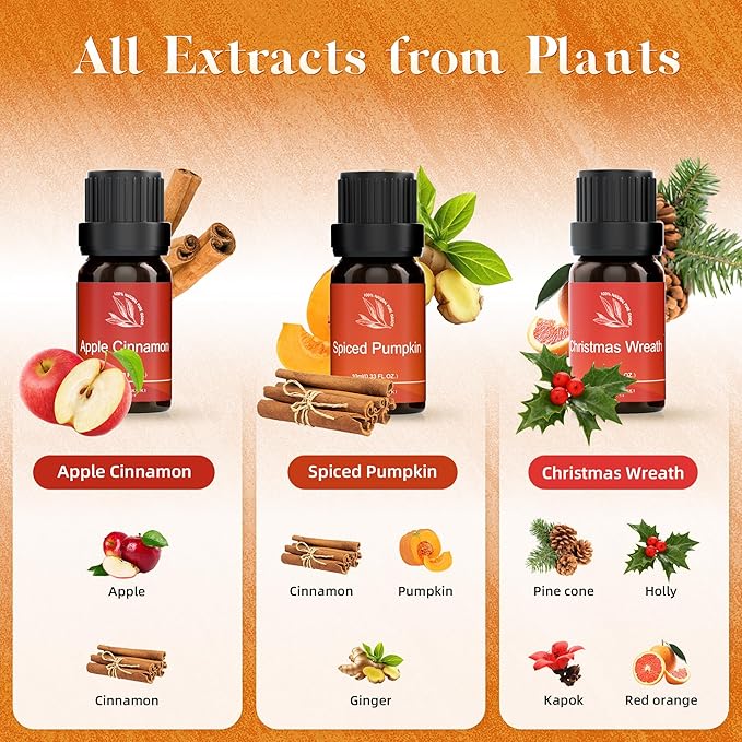 ASAKUKI Essential Oils for Diffusers for Home, Fragrance Oil for Candle Making - Image 3