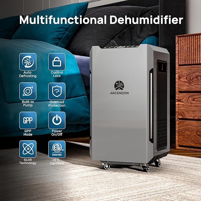 ARGENDON 70 PPD Energy Star Dehumidifier - Image 4