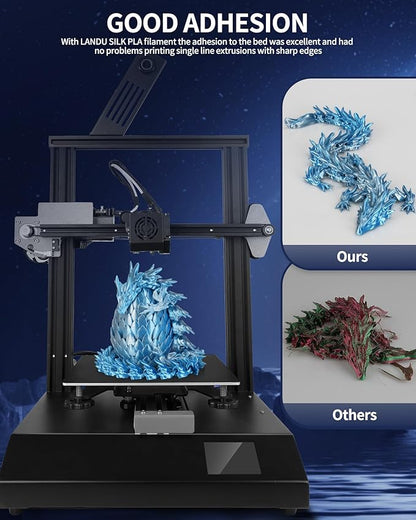 LANDU Silk Dual Color PLA Filament 1.75mm 1KG, 3D Printer Filament Dimensional - Image 4