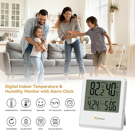 Indoor Thermometer, Room Thermometer and Hygrometer - Image 3
