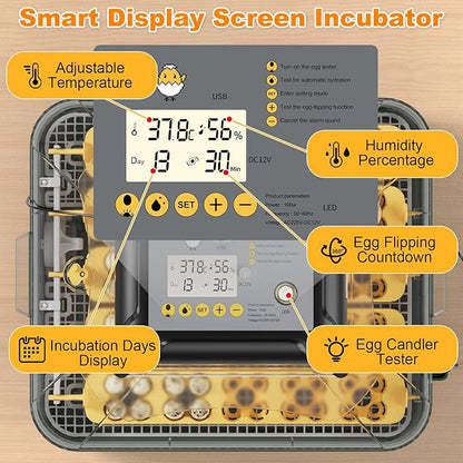 63 Egg Incubator for Hatching Eggs - Image 6