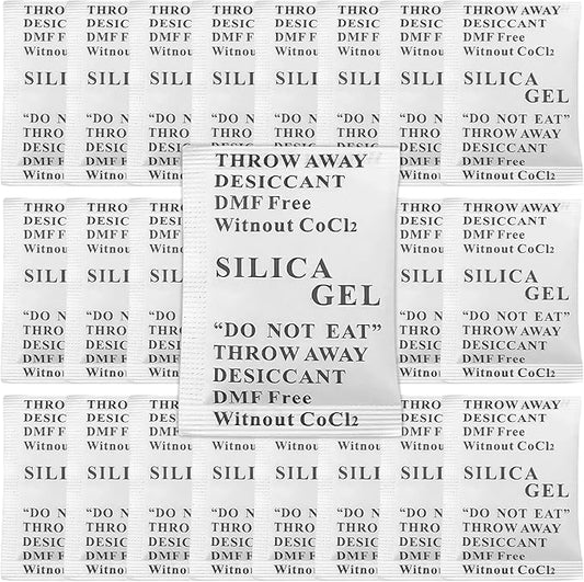 25 Pack 5g Silica Gel Desiccant Bags by Unknown