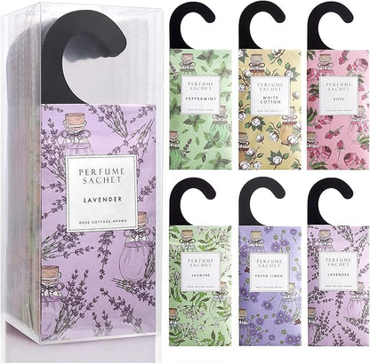 ROSE COTTAGE Large 12 Packs Hanging Closet Deodorizer Air Freshener Scented by ROSECOTTAGE