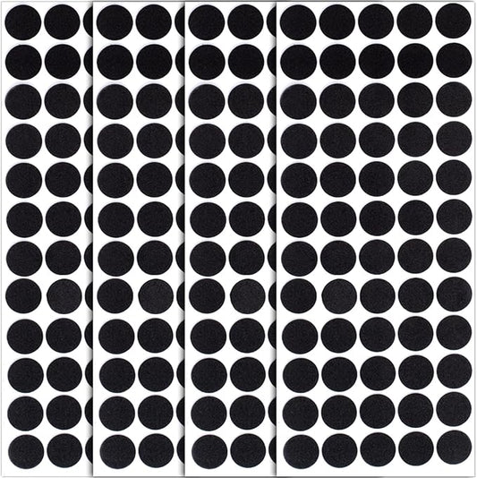 240 Pcs Small Felt Furniture Pads, Self-Adhesive EVA Foam Dot Circles, Round by Unknown