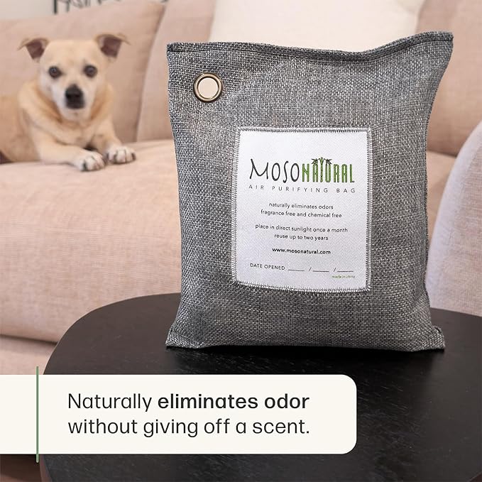Moso Natural Air Purifying Bag 500g Premium Bamboo Charcoal Odor Absorber - Image 3