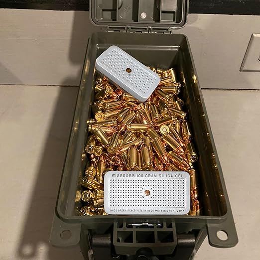 100 Gram 5 Pack Indicating Silica Gel Canister, Gun Safe Dehumidifier, Reusable - Image 8