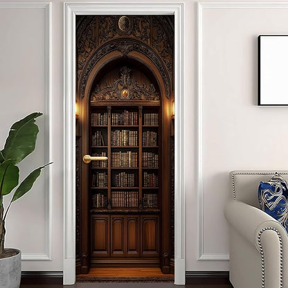 3D Door Decals Stickers Peel Stick Wall Murals Vinyl Wallpaper Self-Adhesive - Image 2
