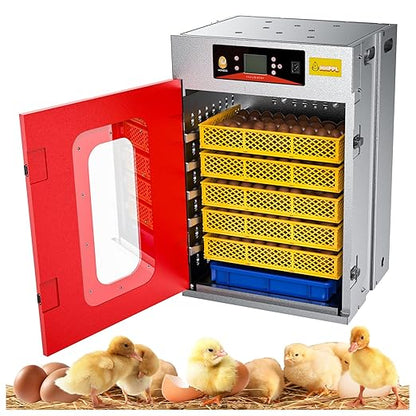 Egg Incubator with Automatic Egg Turning and Humidity Control 400 pcs, HHPPL by HHPPL