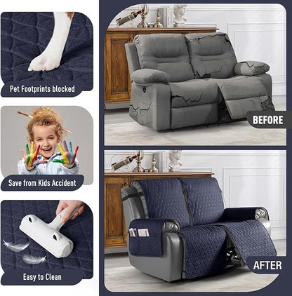 TAOCOCO 100% Waterproof Recliner Cover, Non-Slip Washable Reclining Couch Cover - Image 2