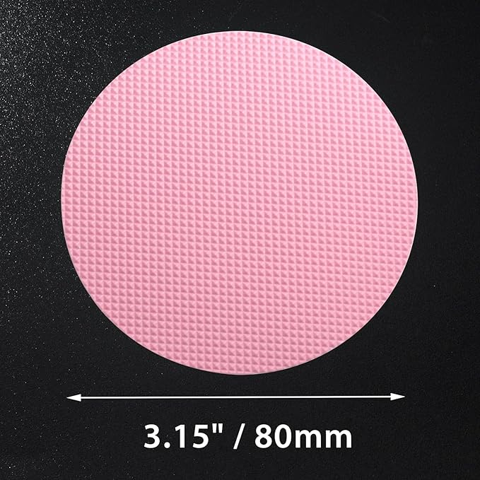 24 PCS Bathtub Non Slip Stickers Pink Adhesive Decals Round Shape Anti Slip - Image 7