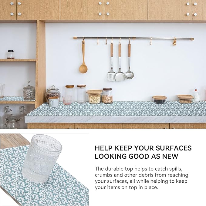 12" W x 60" L Floral Drawer and Shelf Liner - Image 3