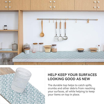 12" W x 240" L Floral Drawer and Shelf Liner - Image 3